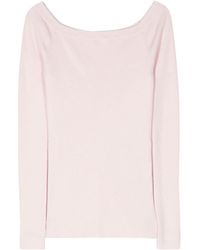 P.A.R.O.S.H. - P.A.R.O..H. Off-Shoulder Knitted Jumper - Lyst