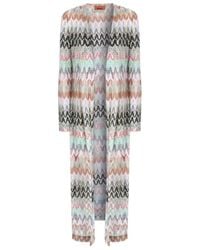 Missoni - Zigzag Long Cardigan - Lyst