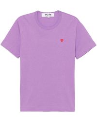 Comme des Garçons - Heart-Patch T-Shirt - Lyst