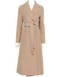 Harris Wharf London - Belted-Wool Coat - Lyst