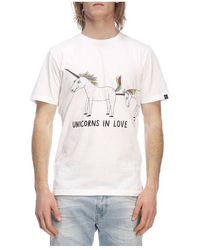 Hydrogen - Pattern Printed T-Shirt - Lyst