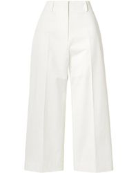 Proenza Schouler - Amara Wide-Leg Casual Pants - Lyst