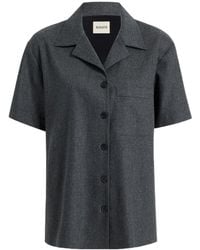 KHAITE - Riordan Short-Sleeved Shirt - Lyst