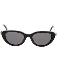 BVLGARI - Bulgari Oval Frame Sunglasses - Lyst