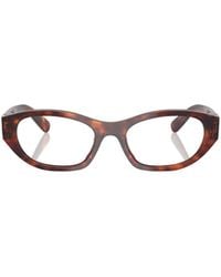 Miu Miu - Eyewear Oval-Frame Glasses - Lyst