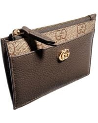 Gucci - Bi-Color Gg Marmont Zip Key Pouch - Lyst