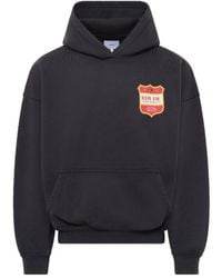Rhude - Crest-Graphic Kangaroo-Pocket Hoodie - Lyst
