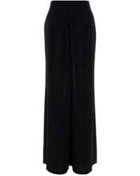 Alaïa - Alaïa Wide Leg Pants - Lyst