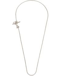 Ami Paris - Ami De Coeur 2-In-1 Logo Charm Necklace - Lyst