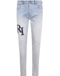 Amiri - Logo Skinny Jeans - Lyst