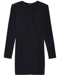 Anine Bing - Amaya Knot-Detail Minidress - Lyst