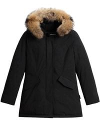 Woolrich - High Neck Long-Sleeved Parka - Lyst