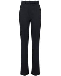 Elisabetta Franchi - Wool Trousers - Lyst
