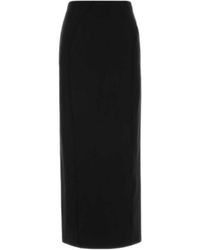 Jil Sander - Panelled Rear-Slit Midi Skirt - Lyst