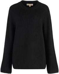 MICHAEL Michael Kors - Ribbed Crew Neck Jumper - Lyst