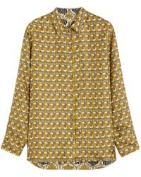 Max Mara - Reversible Printed Silk Shirt - Lyst