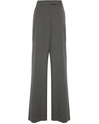 Valentino - High Waist Straight Leg Pants - Lyst