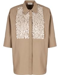 P.A.R.O.S.H. - Embellished Shirt - Lyst