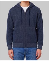 Roberto Collina - Zip-Up Hooded Knit Cardigan - Lyst