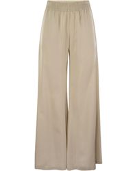 Fabiana Filippi - Elastic Waist Casual Pants - Lyst