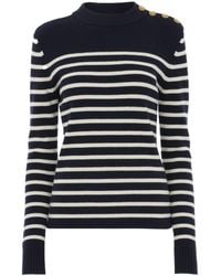 Chloé - Chloé Striped Knit Jumper - Lyst