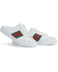 Gucci - Ace Lace-Up Muller Shoes - Lyst