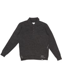 Maison Margiela - Long Sleeved Polo Shirt - Lyst
