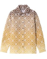 CASABLANCA - Monogram Button-Up Jacket - Lyst