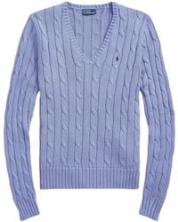 Polo Ralph Lauren - Kimberly Cable Knit Jumper - Lyst