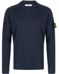 Stone Island - Long-Sleeved Knitted Pullover - Lyst