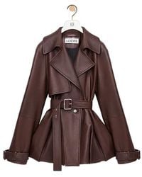 Loewe - Balloon Leather Jacket - Lyst