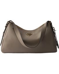 Prada - Aimée Large Leather Shoulder Bag - Lyst