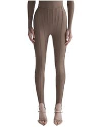 Mugler - Seam-Detail Leggings - Lyst