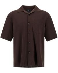 Herno - Chest-Pocket Short-Sleeved Button-Up Shirt - Lyst
