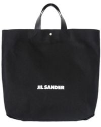 Jil Sander - Logo-Printed Top Handle Bag - Lyst