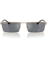 Ray-Ban - Emy Rectangular Sunglasses - Lyst