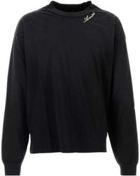 Amiri - Script Oversized Long-Sleeve T-Shirt - Lyst