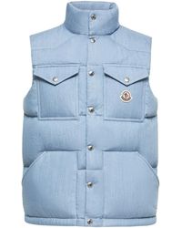 Moncler - Ervional High Neck Padded Vest - Lyst
