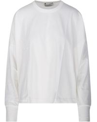 Studio Nicholson - Loop Long Sleeved Crewneck T-Shirt - Lyst