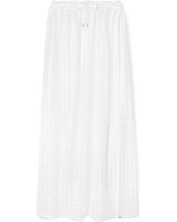 Melissa Odabash - Mendi Open-Knit Maxi Skirt - Lyst