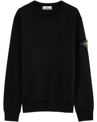 Stone Island - Round-Neck Long-Sleeve Sweatshirt - Lyst