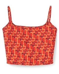 Gucci - Printed Crop Top - Lyst