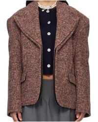 ShuShu/Tong - Long-Sleeved Suit Jacket - Lyst