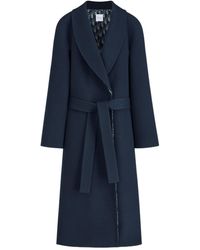 Dior - Belted Shawl-Collar Coat - Lyst