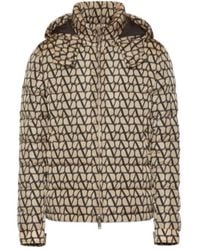 Valentino - Toile Iconographe-Print Long-Sleeved Padded Jacket - Lyst
