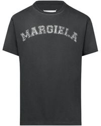Maison Margiela - Logo Printed Crewneck T-Shirt - Lyst