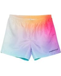 CASABLANCA - Elasticated Waistband Swim Shorts - Lyst