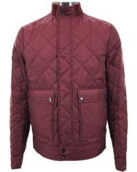 Ferragamo - Quilted Cotton Suit With Standing Collar - Lyst