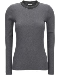 Brunello Cucinelli - Monili-Detailed Knitted Jumper - Lyst