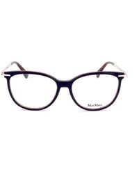 Max Mara - Square Frame Glasses - Lyst